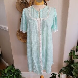 Vintage 1960 Texsheen Lingerie Robe SZ S